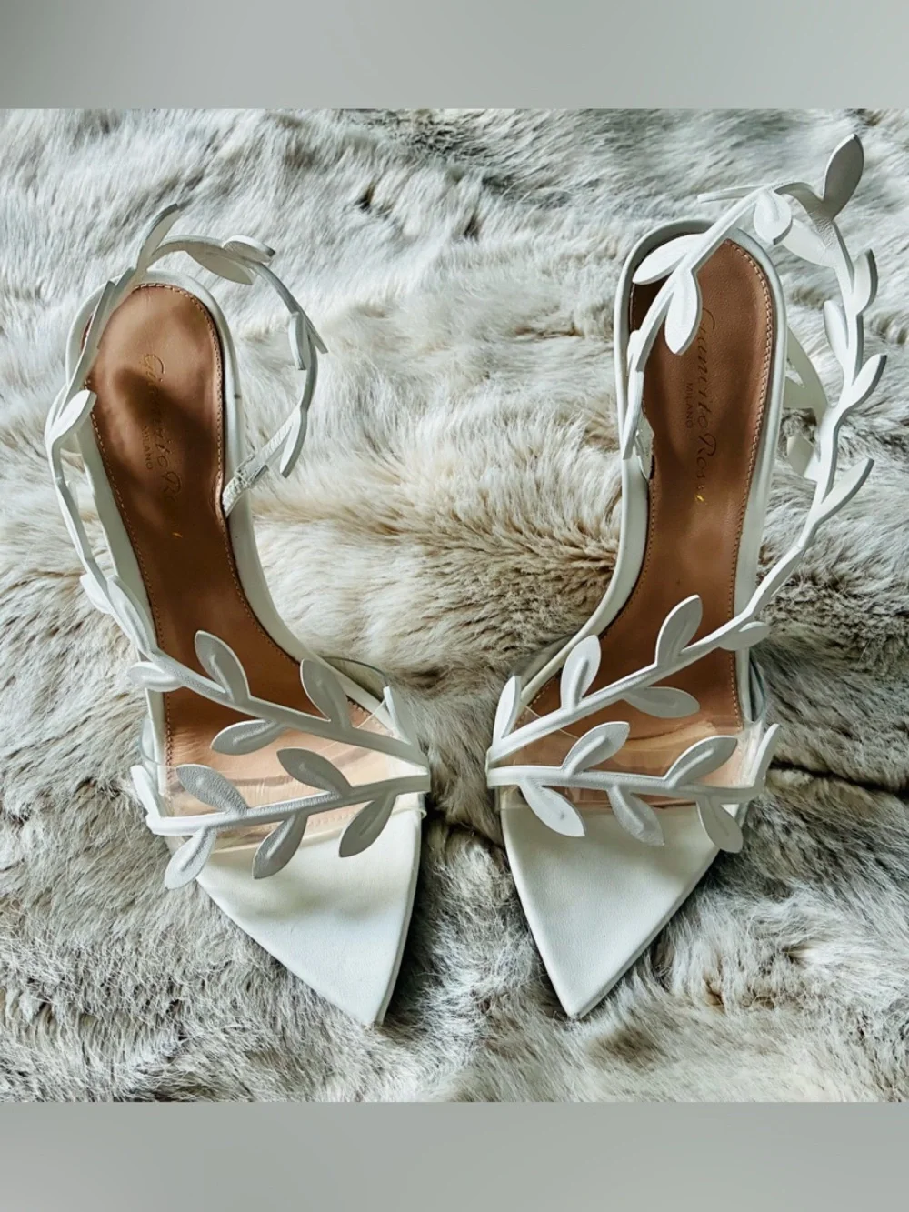 Like New Worn Once - Flavia 105mm Gianvito Rossi - Perfect Wedding Shoe - Picture 1 of 7
